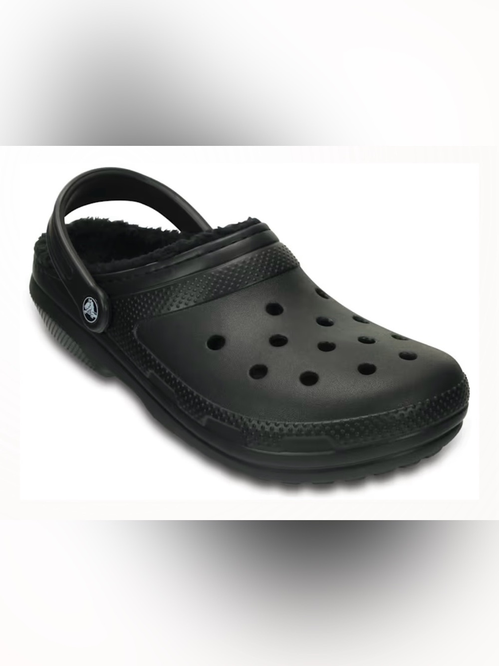 CROCS Black Classic Lined Clog - Picture 5 of 7